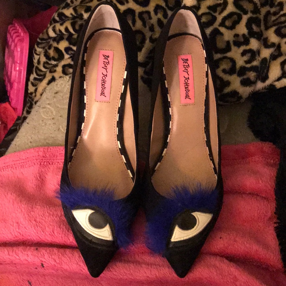 Betsey Johnson Poshhh Heels, Size 9